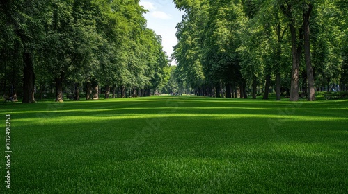 Green Grass and Trees