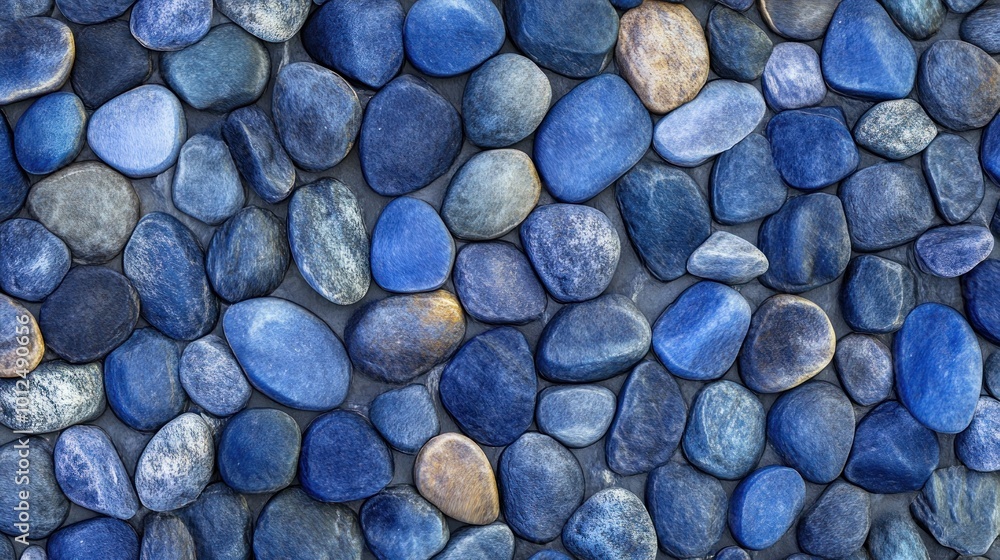 Smooth Blue Pebbles Texture Smooth Blue Pebbles Texture