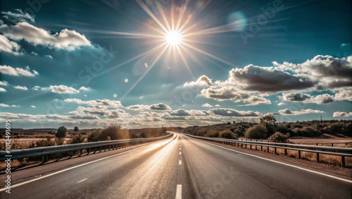 road to heaven. road, highway, sky, travel, asphalt, landscape, nature, horizon, sun, journey, cloud, way, speed, empty, driving, drive, clouds, car, sunset, street, motion, transportation, field, tri