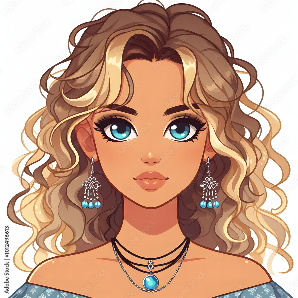 Ilustraciones nena mujer rostros Ilustraciones nena mujer rostros