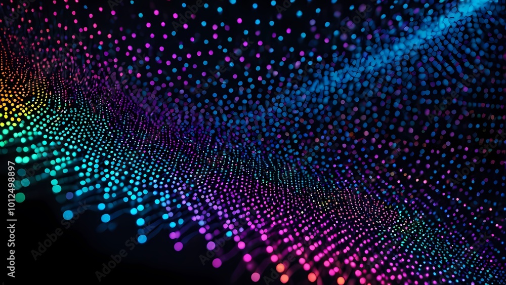 Obraz premium abstract binary code
