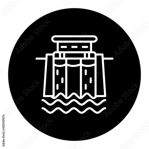 Dam Vector Icons