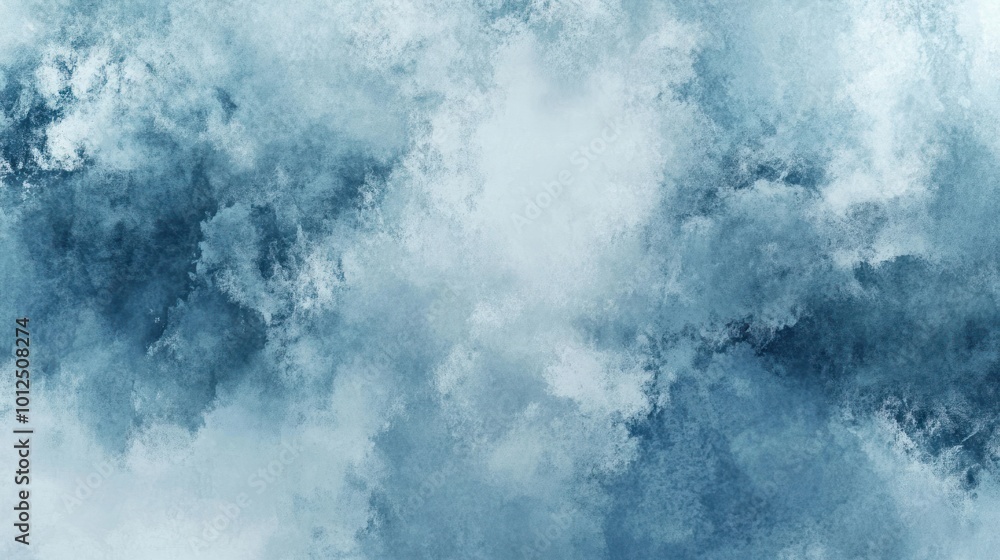 Obraz premium Abstract Blue Watercolor Background