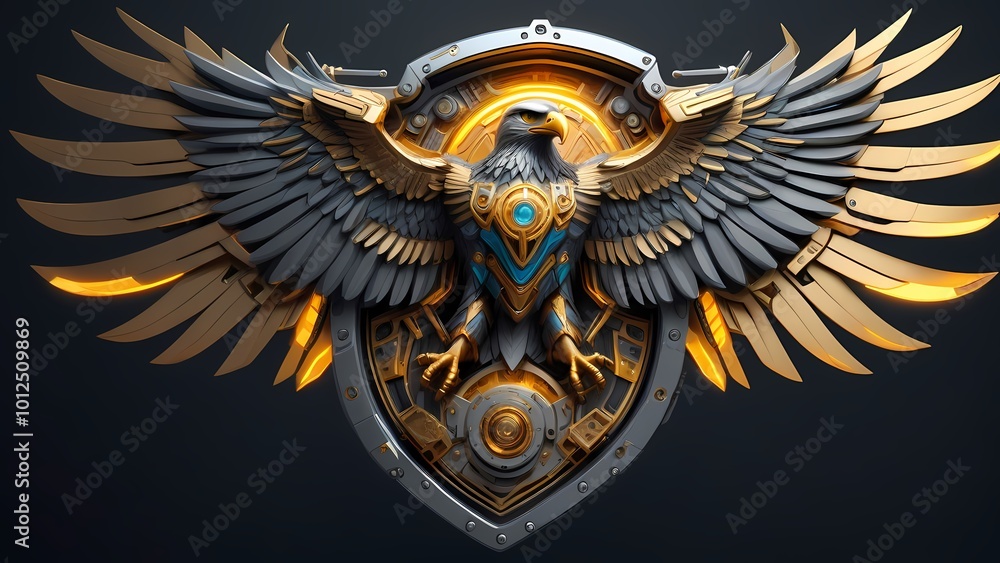coat of arms with wings coat of arms with wings