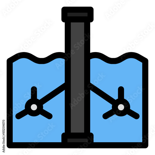 tidal power icon 