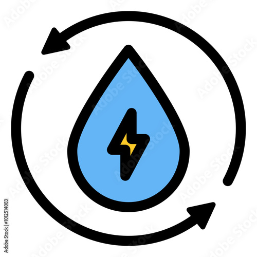 water energy icon 