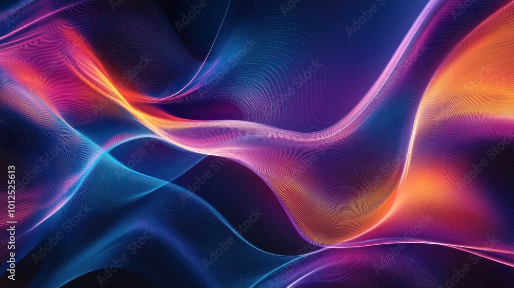 Abstract Colorful Waves Abstract Colorful Waves