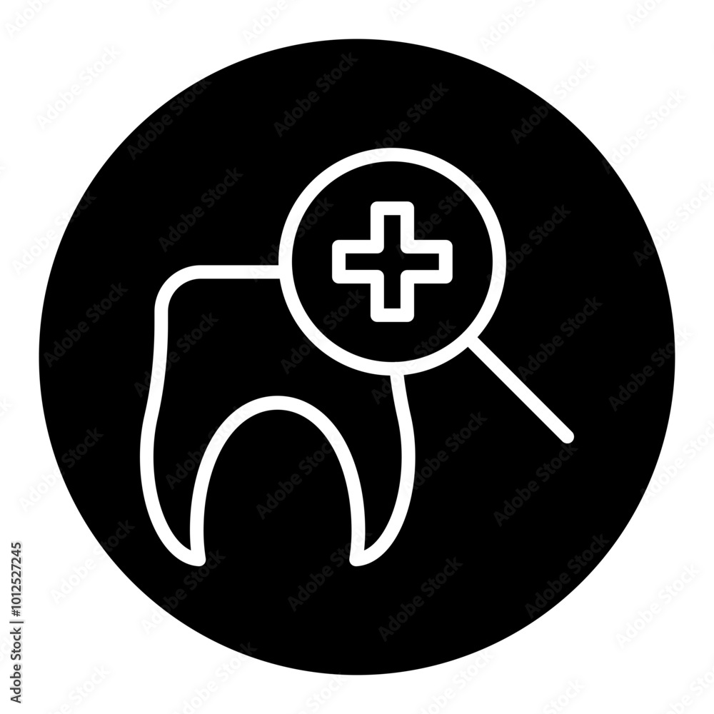 Fototapeta premium Dental Checkup Vector Icons