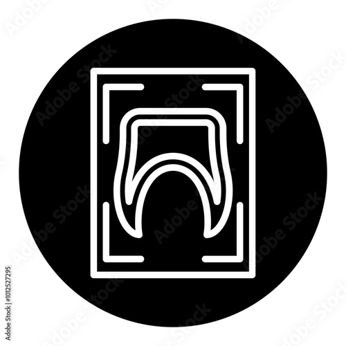 Tooth Xray Vector Icons