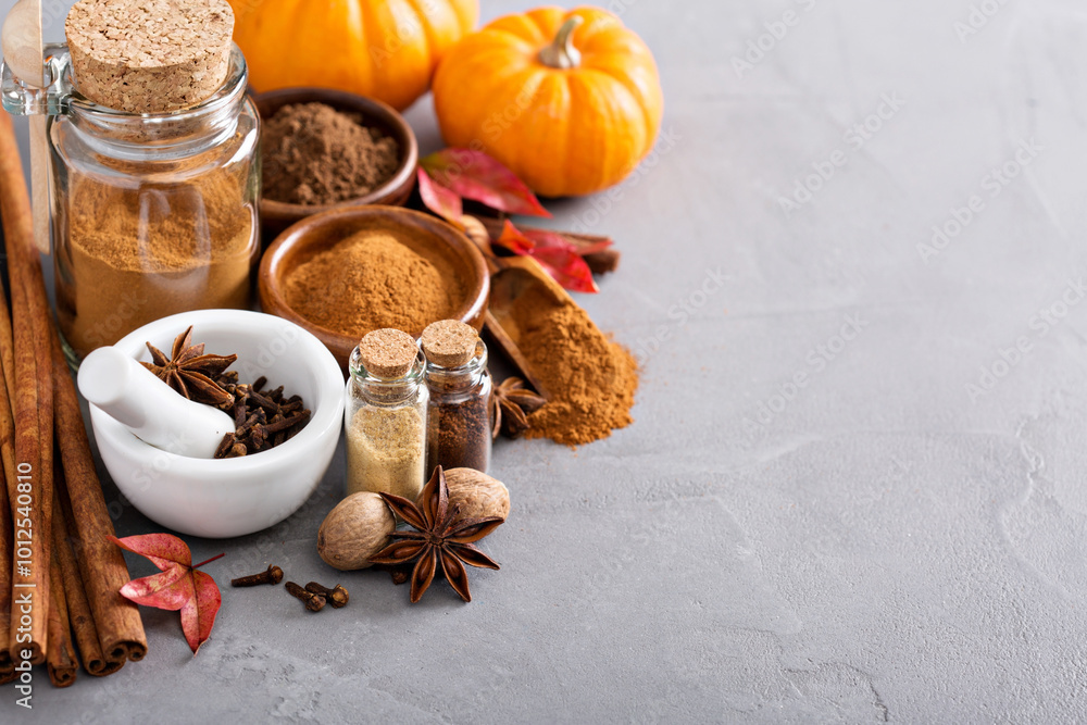 Homemade mix of spices in a jar Homemade mix of spices in a jar