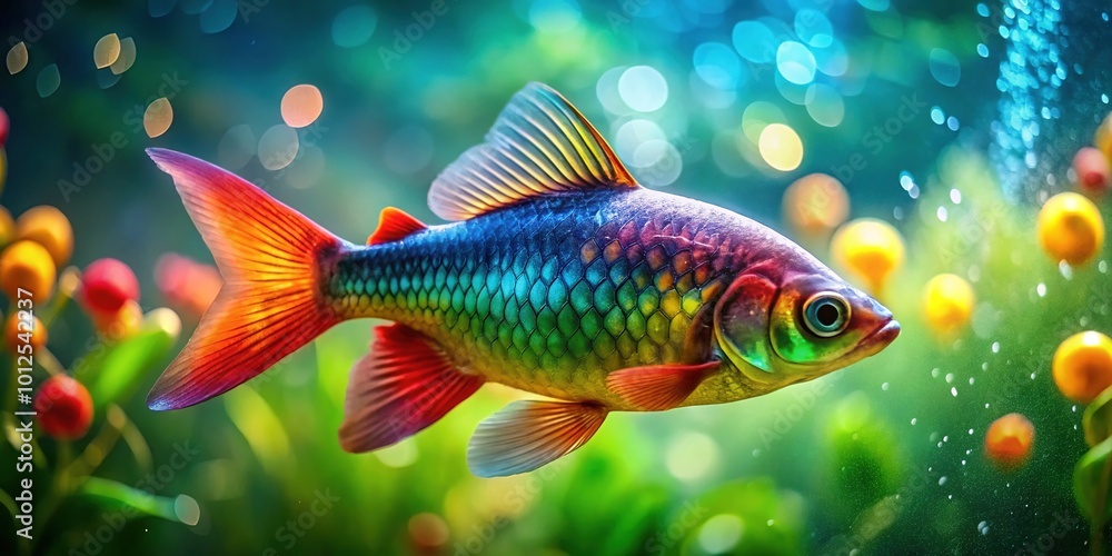 Serene Lake Fishes in Bokeh Bliss - Tranquil Aquatic Life Photography Serene Lake Fishes in Bokeh Bliss - Tranquil Aquatic Life Photography
