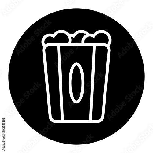 Popcorn Vector Icons