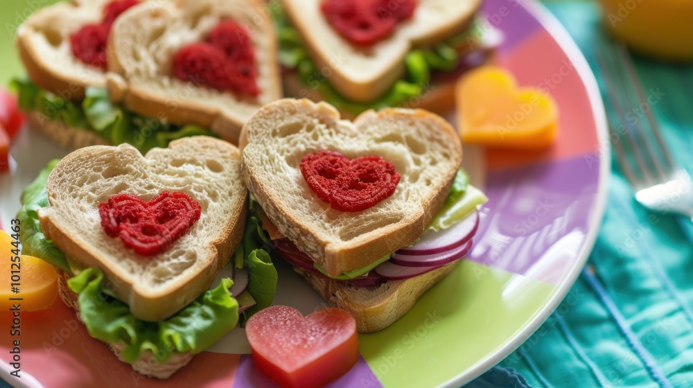 Heart-Shaped Sandwiches for Valentine's Day Fun Heart-Shaped Sandwiches for Valentine's Day Fun