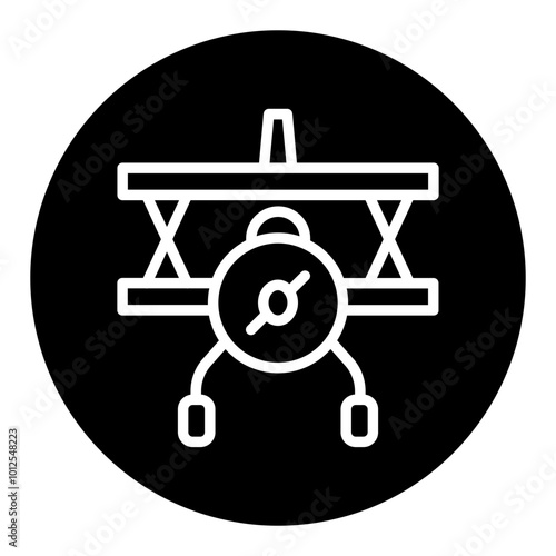 Biplane Vector Icons