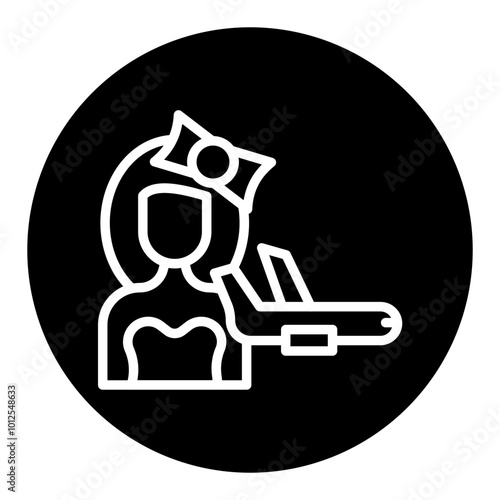 Flight Attendant Vector Icons