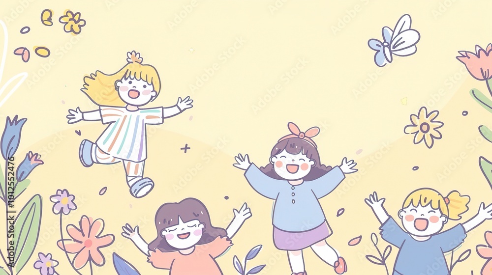 Children's Day Simple Hand Drawn Background - a charming and festive visual. The simple hand drawn backdrop for Children's Day is full of joy and creativity Children's Day Simple Hand Drawn Background - a charming and festive visual. The simple hand drawn backdrop for Children's Day is full of joy and creativity