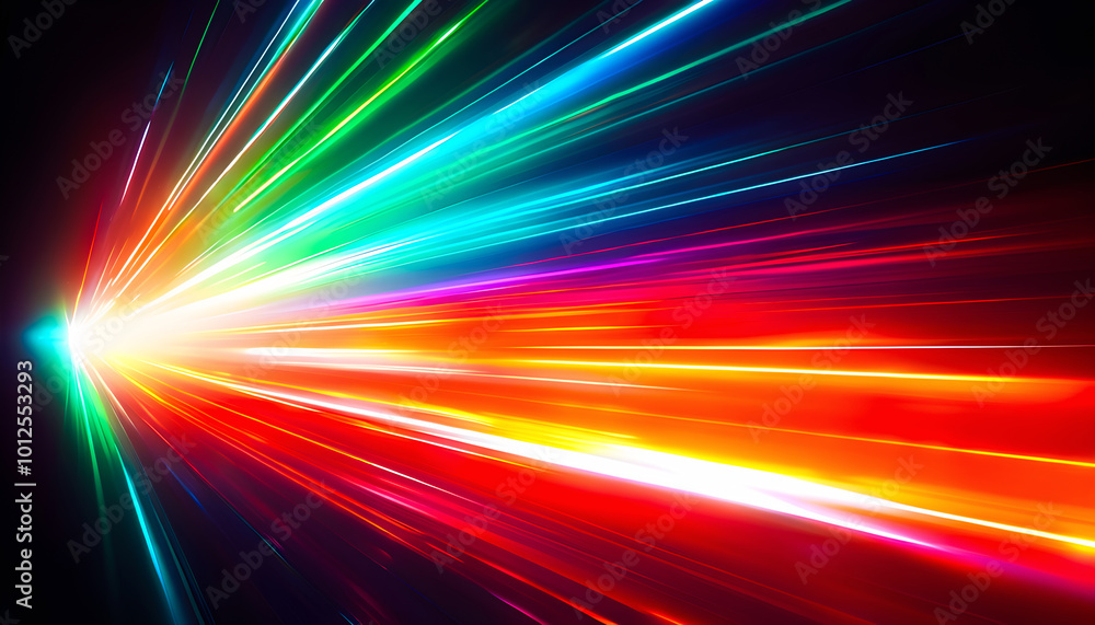 Vivid Burst of Light Rays in Motion – Abstract Energy Explosion with Multicolor Beams on Dark Background, Vibrant Spectrum Effect for Dynamic Design or Tech Concept Vivid Burst of Light Rays in Motion – Abstract Energy Explosion with Multicolor Beams on Dark Background, Vibrant Spectrum Effect for Dynamic Design or Tech Concept