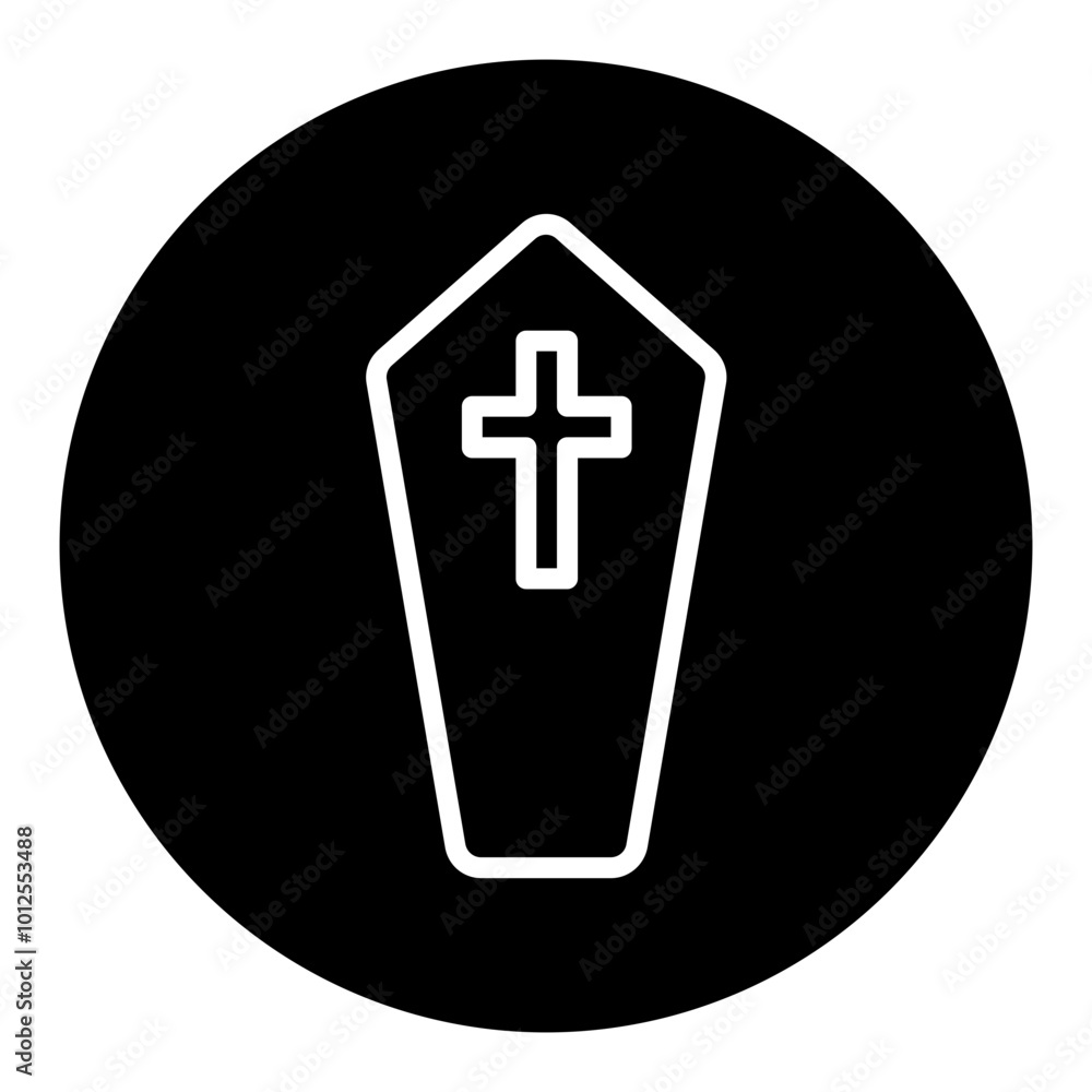 Obraz premium Coffin Vector Icons