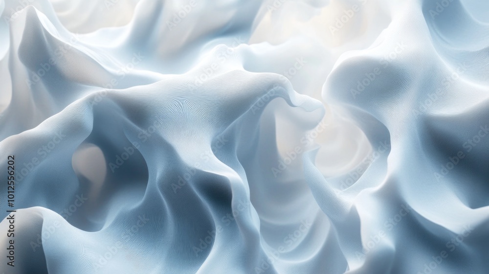 Spectral Patterns in Blue Abstraction Spectral Patterns in Blue Abstraction