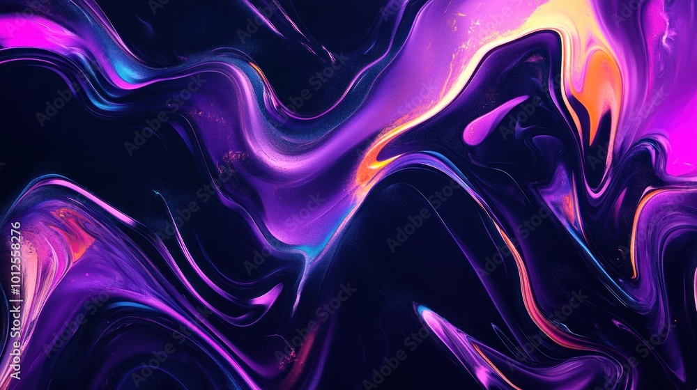 Obraz premium Abstract Swirling Colors