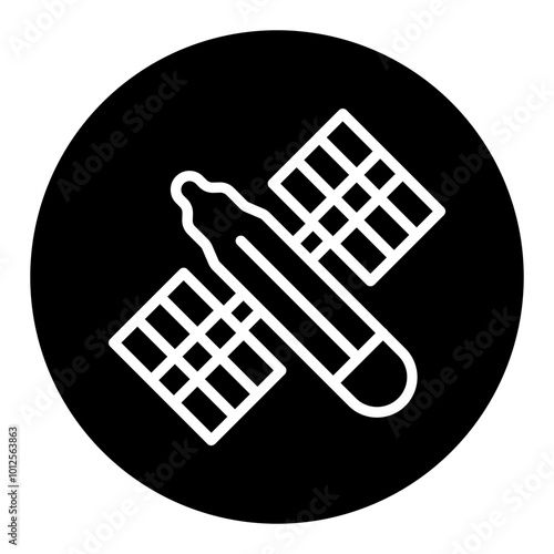 Fototapeta Naklejka Na Ścianę i Meble -  Space Station Vector Icons