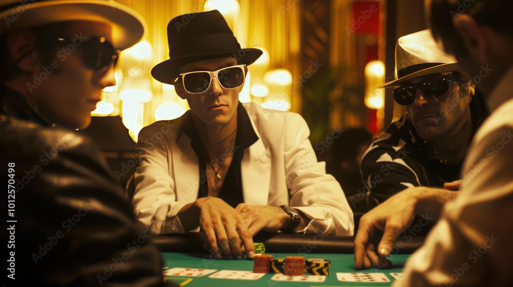 Intense High-Stakes Poker Game with Focused Players Intense High-Stakes Poker Game with Focused Players