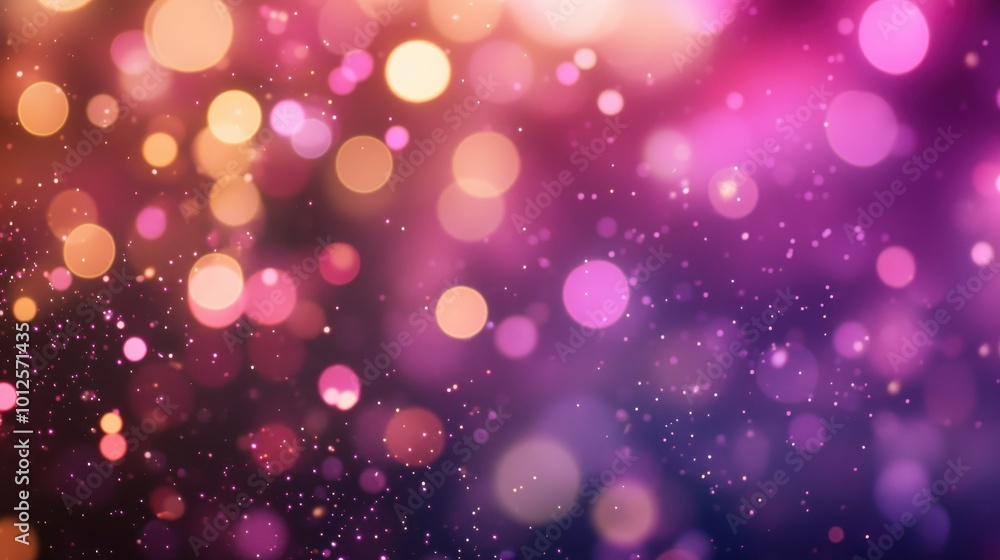 Bright glowing sparkler, purple and pink bokeh background Bright glowing sparkler, purple and pink bokeh background