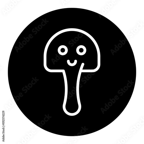 Spring Mushroom Vector Icons