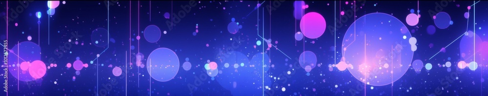 Fototapeta premium Digital Background for Technology: Versatile Design Featuring AI, Data, Audio, and Graphics Elements