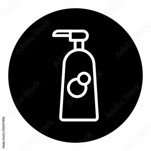 Shampoo Hair Vector Icons