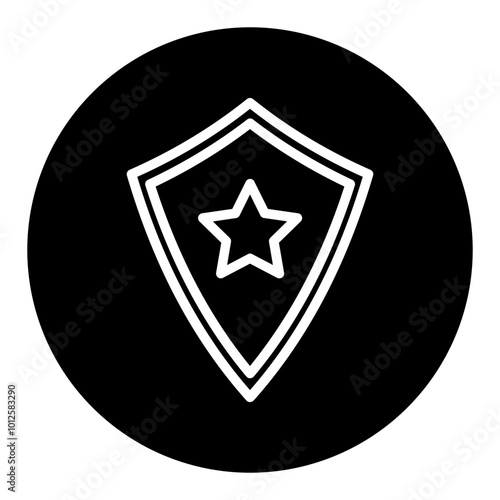 Police Shield Vector Icons