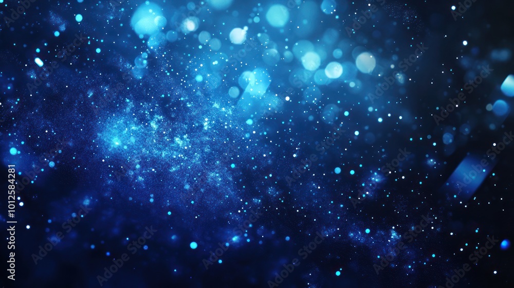 Fototapeta premium Abstract Blue Sparkle Background