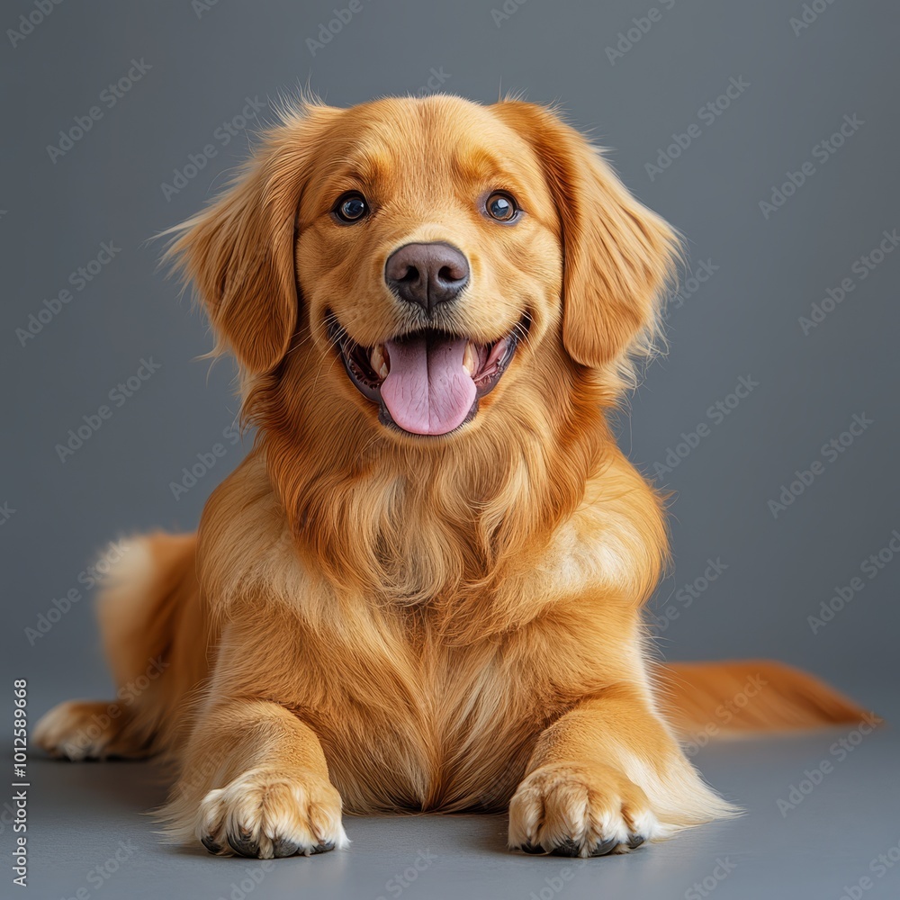 Golden Retriever Dog Portrait Happy Friendly Smiling Paws Pet Canine Golden Retriever Dog Portrait Happy Friendly Smiling Paws Pet Canine