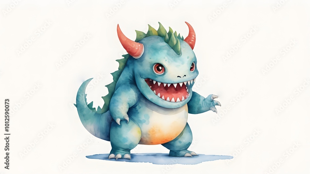 Clip art of cute monsters Clip art of cute monsters