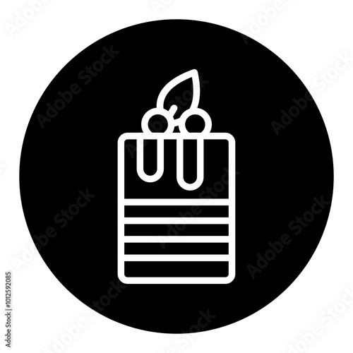 Tiramisu Vector Icons