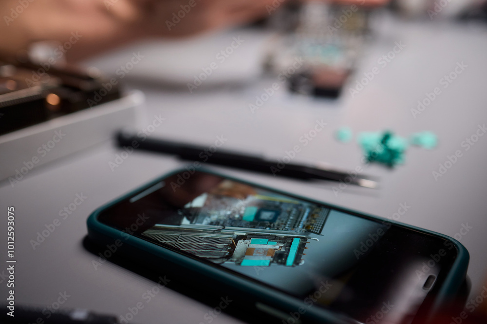 Assembling a graphics card equipped with an advanced and highly efficient cooling system Assembling a graphics card equipped with an advanced and highly efficient cooling system