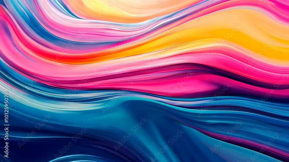 Vibrant abstract colorful waves, dynamic fluid art. Modern design and expression concept Vibrant abstract colorful waves, dynamic fluid art. Modern design and expression concept