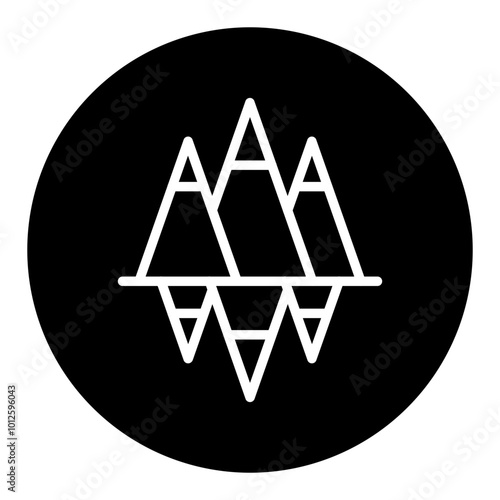 Glacier Vector Icons