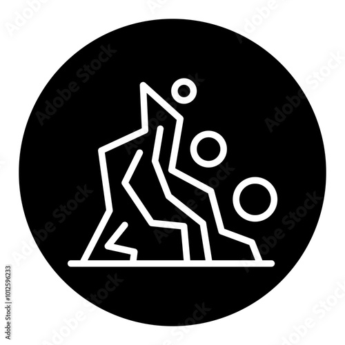 Landslide Vector Icons