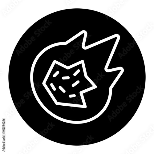 Meteorite Vector Icons