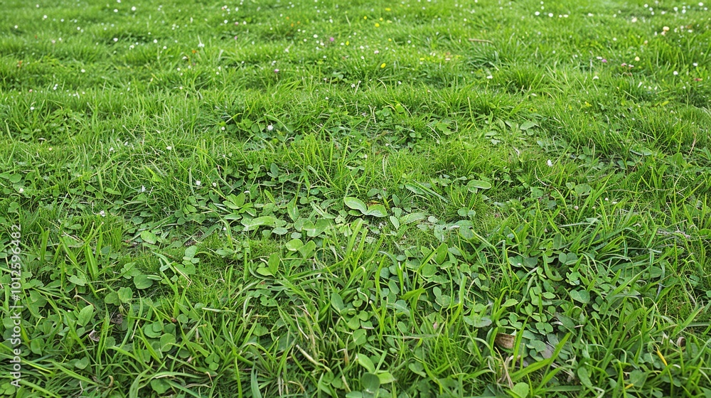 A neatly trimmed lawn with vibrant green grass, perfect for a summer background A neatly trimmed lawn with vibrant green grass, perfect for a summer background