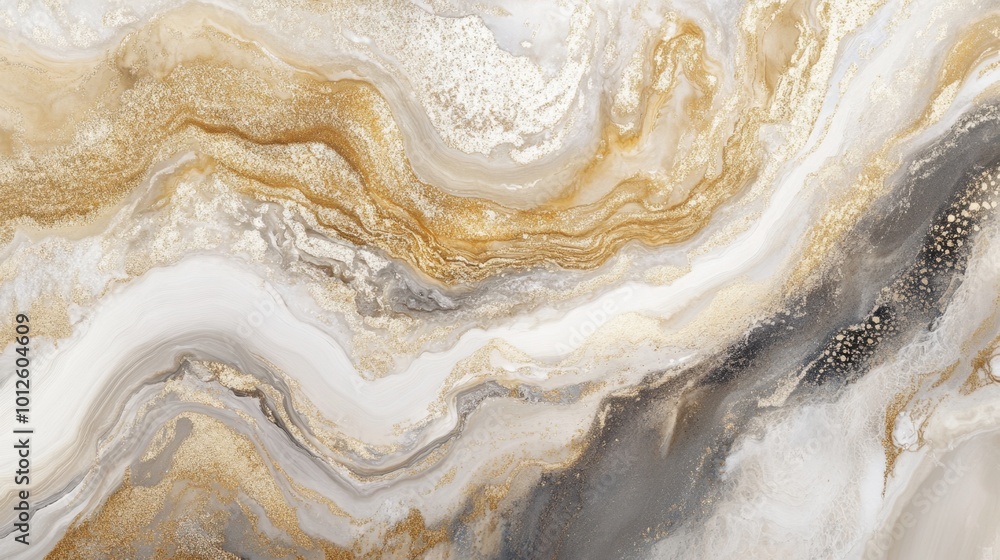 Fluid art with soft beige and gold tones, creating a serene and natural composition with a touch of luxury. Fluid art with soft beige and gold tones, creating a serene and natural composition with a touch of luxury.