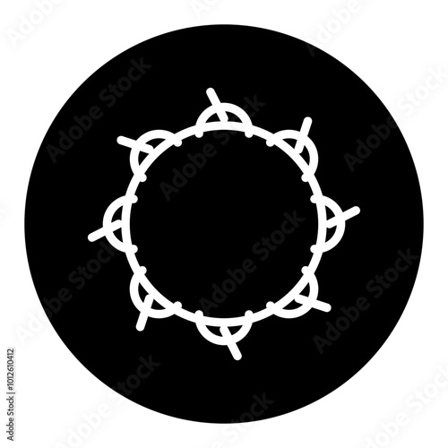 Crown of Thorns Vector Icons