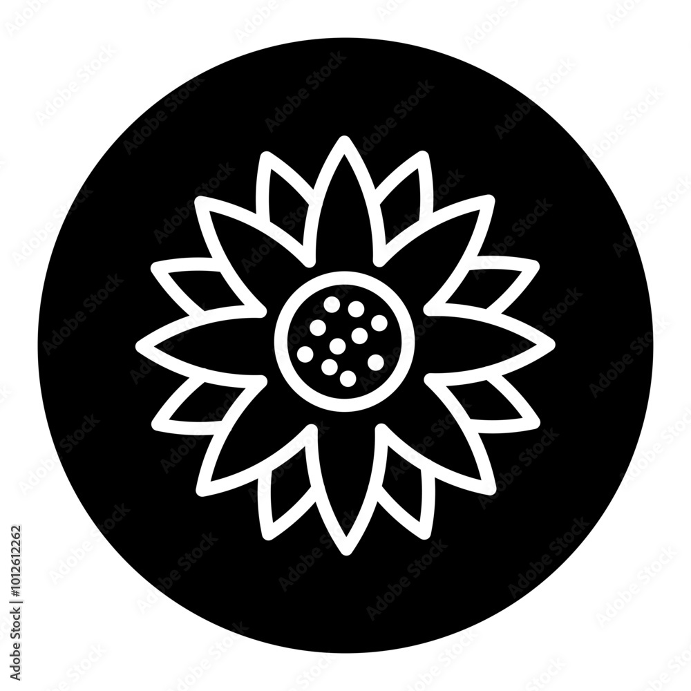 Sunflower Vector Icons Sunflower Vector Icons