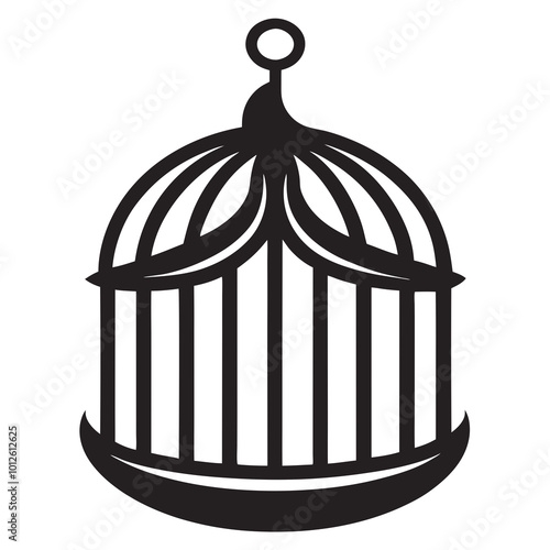 illustration of a birdcage