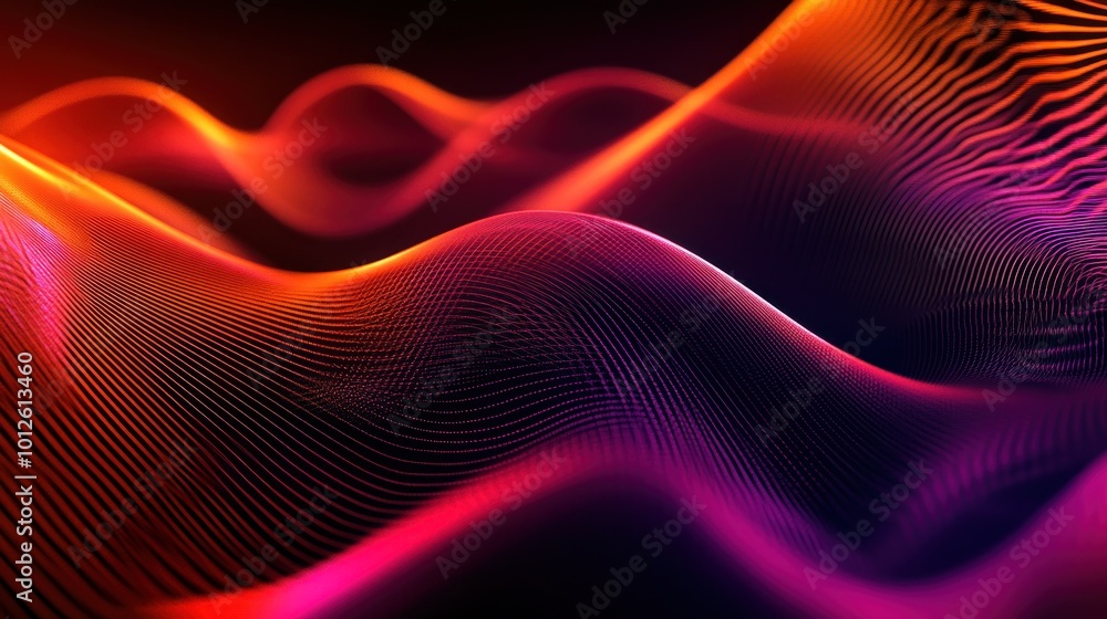 Fototapeta premium Abstract Digital Wave