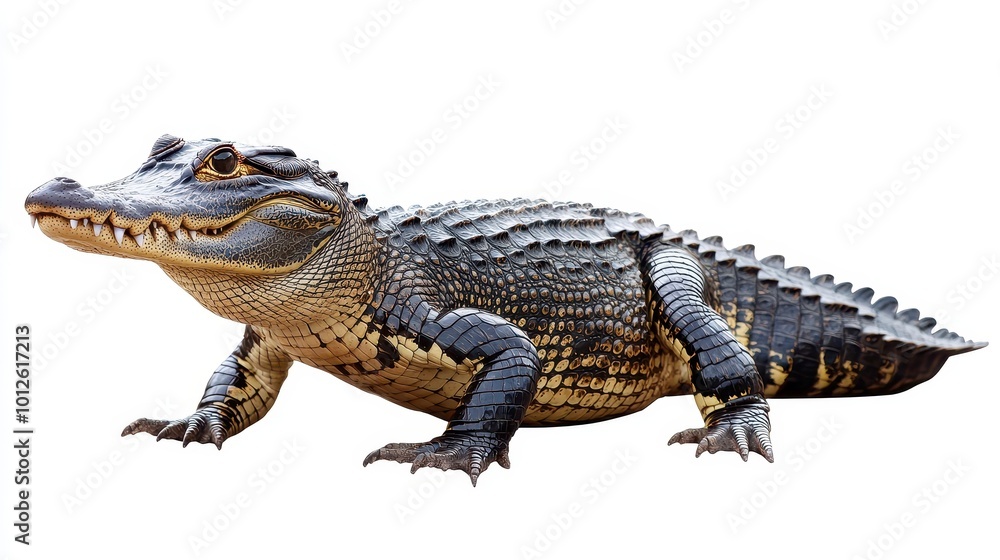 crocodile isolated in white crocodile isolated in white