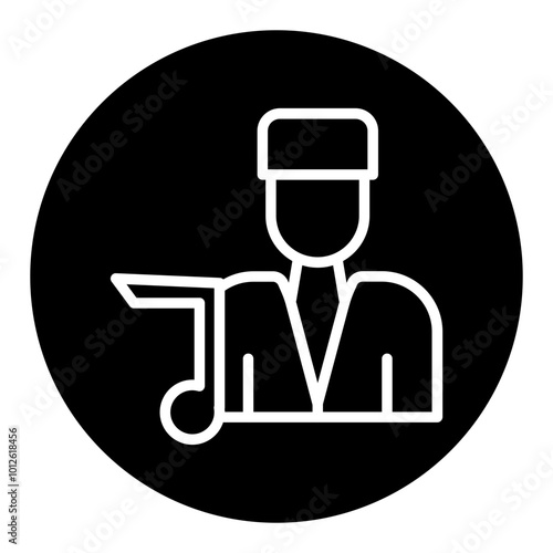 Irish Musician Vector Icons