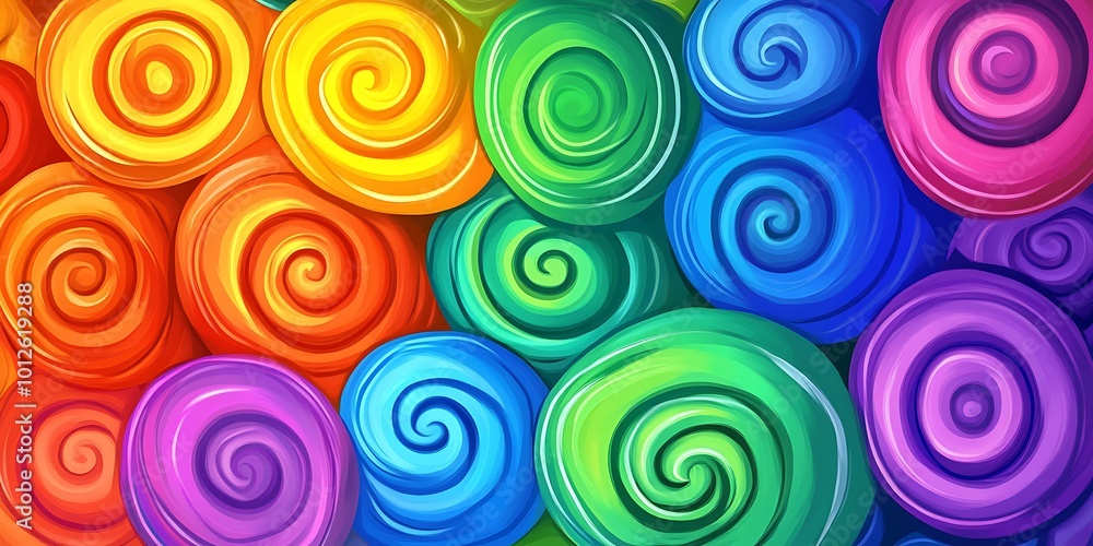 An abstract background with bold, overlapping circles in a rainbow of colors.
An abstract background with bold, overlapping circles in a rainbow of colors.
