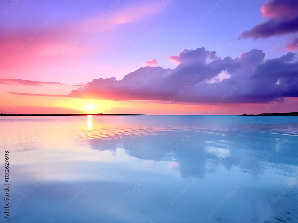 Naklejka premium View with Gentle and Cool Breeze